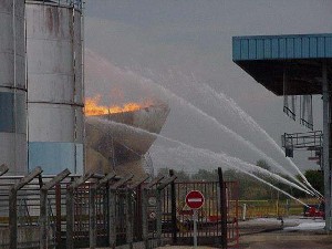 Fire In A Sugar Refinery