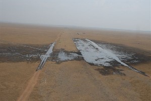 Leakage Of A Pipeline In A Nature Reserve