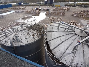 Explosion Of A Paper Pulp Storage Tank