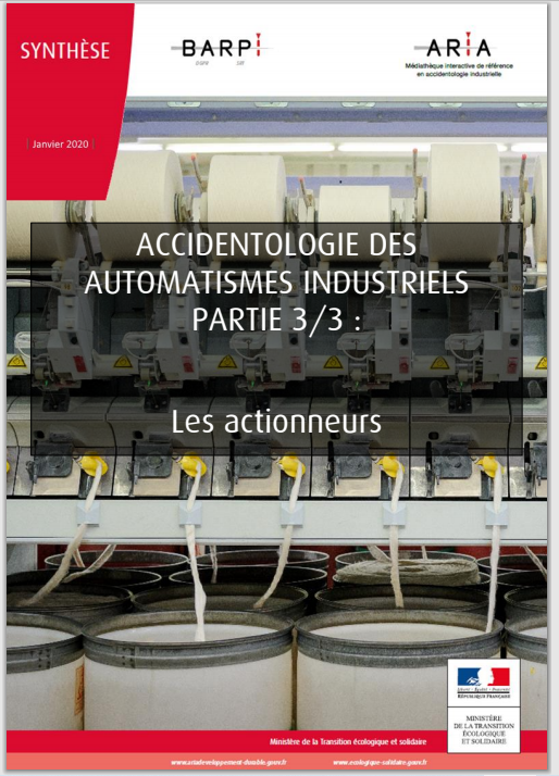 Accidentologie Des Automatismes Industriels : Les Actionneurs