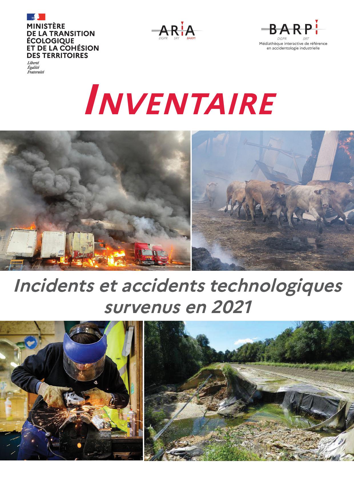 Inventaire Des Incidents Et Accidents Technologiques Survenus En 2021